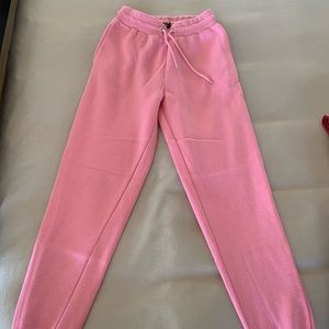 Nasty gal pink cozy joggers